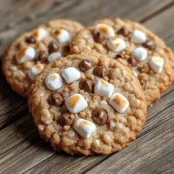 S'mores Delight Cookies are a delightful fusion of the nostalgic flavors of the classic campfire treat, s'mores, and the warm, comforting nature of freshly baked cookies. These cookies bring together the quintessential elements of s'mores: gooey marshmallows, rich chocolate, and crunchy graham cracker crumbs, all enveloped in a soft, chewy cookie. Whether you're hosting a gathering, planning a family movie night, or simply seeking a sweet indulgence after a long day, these cookies are sure to please both young and old alike.