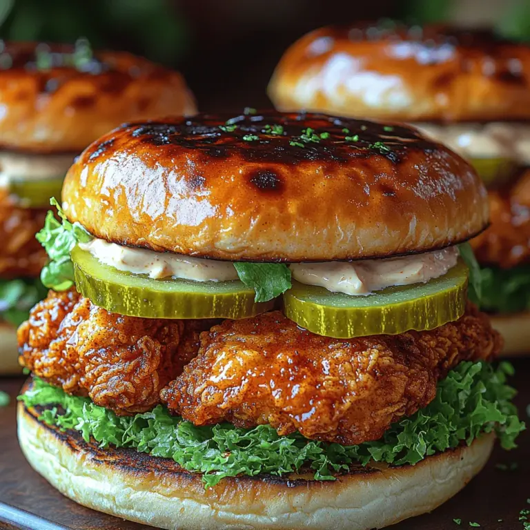 Welcome to the spicy and delectable realm of Nashville Hot Chicken Sandwiches, a dish that has transcended the borders of its Southern roots to capture the hearts (and taste buds) of food enthusiasts across the nation. This iconic Southern dish is renowned for its bold flavors, crispy texture, and the unique heat that sets it apart from other fried chicken offerings. If you’re craving a meal that embodies comfort and excitement, look no further than this homemade version of Nashville Hot Chicken Sandwiches.