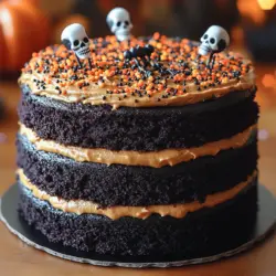 As the leaves change color and the air turns crisp, October brings with it a sense of excitement and anticipation for Halloween. This festive season is not just about costumes and trick-or-treating; it’s also a wonderful opportunity to unleash your creativity in the kitchen. One dessert that perfectly encapsulates the spirit of Halloween is the Spooktacular Black Velvet Halloween Cake. This cake is not only visually striking, boasting a deep, rich black hue, but it also delights the taste buds with its moist, decadent texture and luscious flavors.