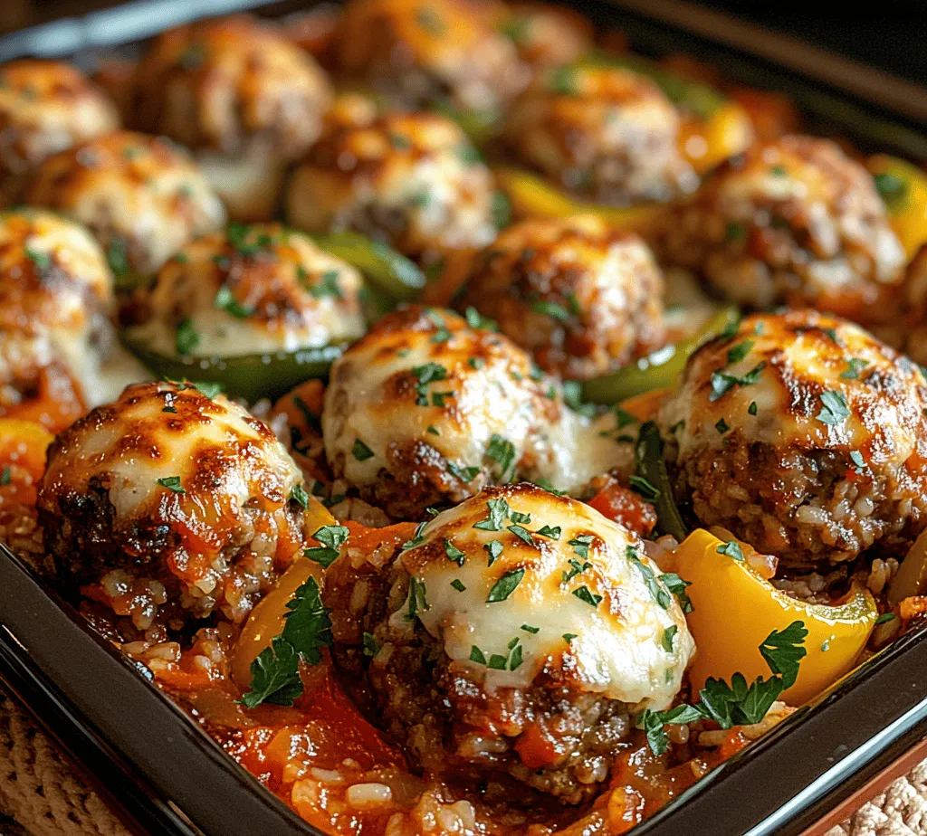 Stuffed Pepper Meatball Casserole is the perfect dish for those seeking a heartwarming meal that brings the family together. Combining the classic flavors of stuffed peppers with the comfort of meatballs and a cheesy casserole, this recipe strikes the ideal balance between convenience and satisfaction. It offers a delightful twist on traditional stuffed peppers, making it an excellent choice for busy weeknights or cozy weekends alike.