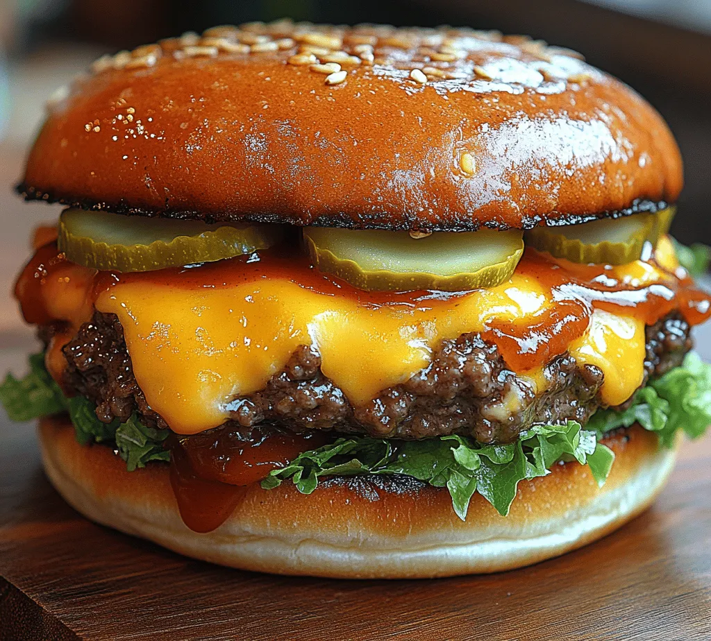 There’s something undeniably captivating about a perfectly crafted burger. The combination of juicy meat, gooey cheese, and a medley of condiments creates a symphony of flavors that appeals to the senses. The Cheesy & Saucy Burger Bliss recipe elevates this classic comfort food to new heights, delivering an experience that will leave you craving more. Whether you’re hosting a backyard barbecue, preparing a casual family dinner, or simply treating yourself to a delightful meal, this burger recipe stands out for its exceptional blend of flavors and textures.