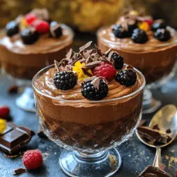 Chocolate mousse is a timeless dessert that has graced dinner tables and special occasions for centuries. Renowned for its rich flavor and luxurious texture, this classic French dish combines the heavenly elements of chocolate and cream into a light, airy confection that melts in your mouth. Whether you're hosting a dinner party or simply indulging in a quiet evening at home, chocolate mousse serves as the perfect sweet ending to any meal.