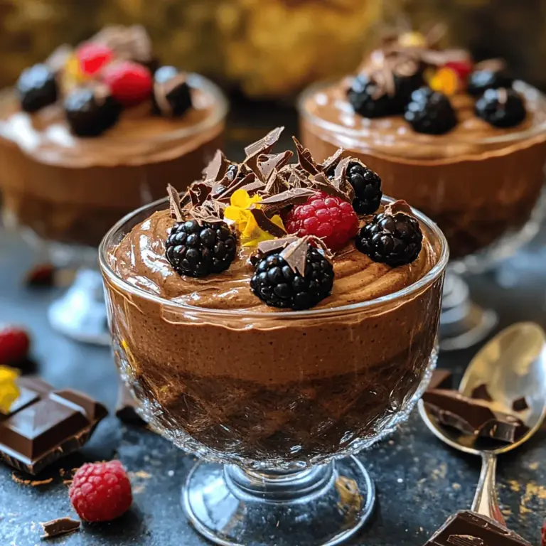 Chocolate mousse is a timeless dessert that has graced dinner tables and special occasions for centuries. Renowned for its rich flavor and luxurious texture, this classic French dish combines the heavenly elements of chocolate and cream into a light, airy confection that melts in your mouth. Whether you're hosting a dinner party or simply indulging in a quiet evening at home, chocolate mousse serves as the perfect sweet ending to any meal.