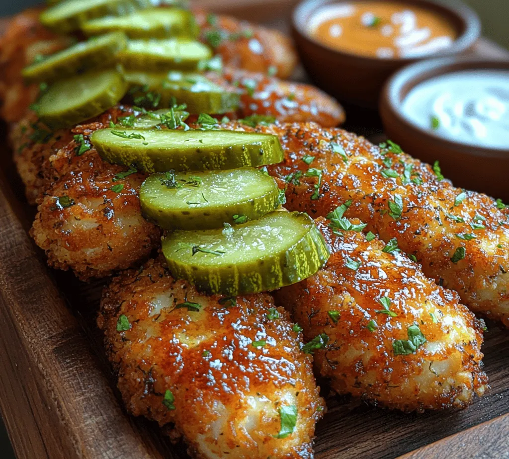 Chicken tenders have long been a staple in homes and restaurants alike, cherished for their tender meat and versatility. These delightful strips of chicken are perfect for a quick weeknight dinner, a satisfying snack, or a crowd-pleasing appetizer for parties. Their universal appeal can be attributed to their golden-brown, crispy exterior and juicy interior, making them a favorite among both kids and adults. However, if you're looking to elevate this classic dish, you need to try crispy dill pickle chicken tenders—a unique twist that combines the comfort of traditional chicken tenders with the zesty flavor of dill pickles.