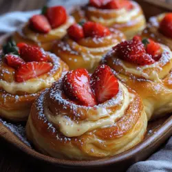 Creating the perfect Strawberry Cheesecake Cinnabon Rolls involves a thoughtful selection of ingredients that not only contribute to the overall flavor but also ensure the right texture and consistency. Let’s break down these essential components.
