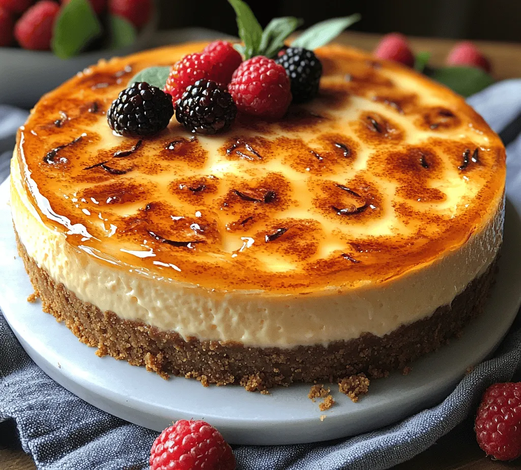 Imagine a dessert that captures the essence of two classic favorites: the rich and creamy texture of cheesecake combined with the delightful caramelized top of crème brûlée. The Vanilla Bean Crème Brûlée Cheesecake is precisely that—a luxurious treat that tantalizes the taste buds and satisfies the most discerning sweet tooth. This dessert embodies indulgence, making it the perfect centerpiece for special occasions and gatherings, from elegant dinner parties to family celebrations.