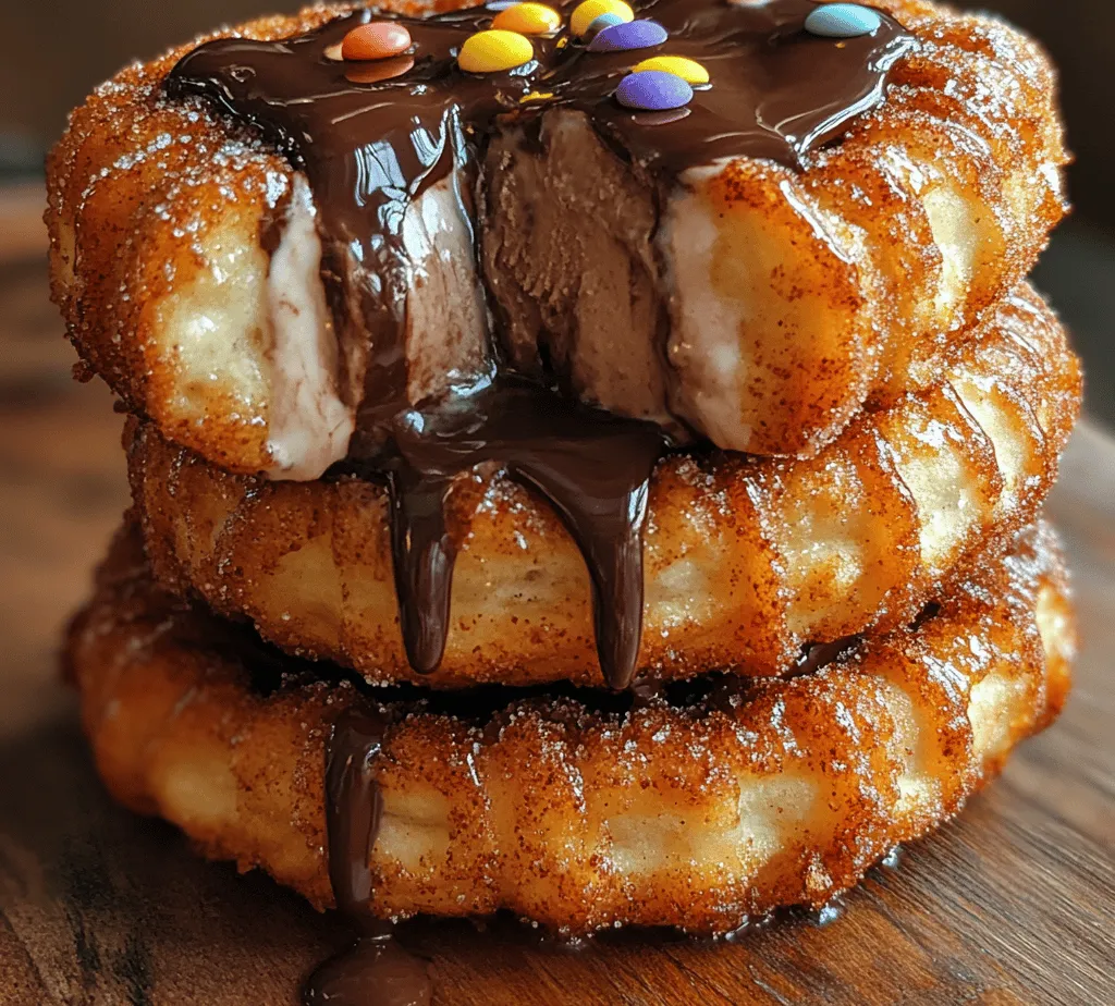 If you’re a fan of indulgent desserts, you’re in for a treat with the Chocolate Churro Ice Cream Sandwiches. This delightful fusion of crispy, cinnamon-sugar-coated churros and creamy, luscious ice cream is a mouthwatering experience that can satisfy any sweet tooth. Imagine biting into a warm churro, its exterior golden and crunchy, only to discover a rich scoop of ice cream nestled in between. Whether you’re hosting a summer barbecue, celebrating a birthday, or simply craving a sweet snack, this recipe promises to impress your guests and elevate your dessert game.