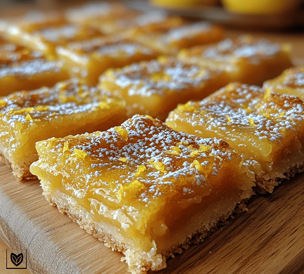 Lemon bars are a timeless dessert that holds a special place in the hearts of many. Their bright, zesty flavor and refreshing taste make them a perfect treat for any occasion, whether you’re hosting a summer barbecue, celebrating a birthday, or simply indulging in a sweet afternoon snack. The appeal of lemon bars lies not only in their vibrant citrus flavor but also in their unique melt-in-your-mouth texture. This delightful combination of creamy filling and buttery crust creates an experience that is both indulgent and satisfying.