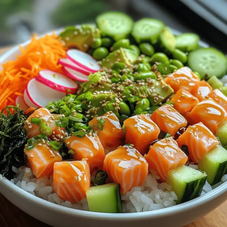 Deconstructed sushi bowls take the classic elements of sushi and present them in a more accessible format. Rather than rolling fish and vegetables in rice and seaweed, these bowls allow for customization and flexibility, catering to various dietary preferences. Whether you are a vegetarian, gluten-free eater, or simply someone who enjoys experimenting with flavors, deconstructed sushi bowls offer the perfect platform to create a meal that fits your needs. This dish allows you to mix and match ingredients, ensuring everyone's preferences are met without compromising on taste.
