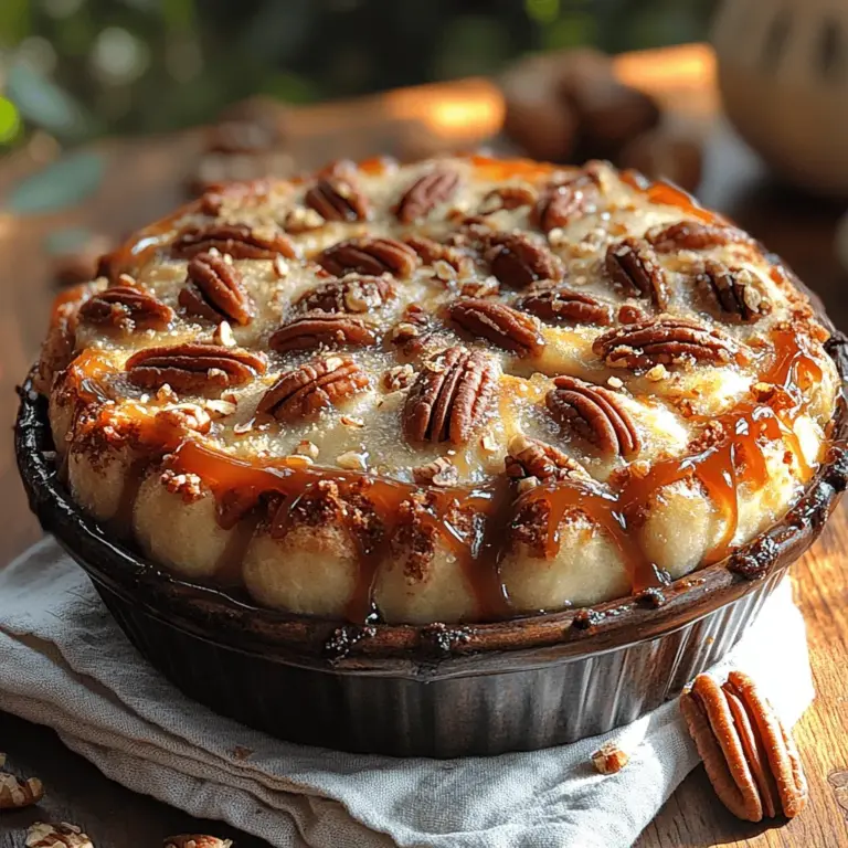 When it comes to decadent desserts, few can rival the warm, gooey delight of caramel pecan sticky buns. Imagine biting into a fluffy, cinnamon-scented roll enveloped in a rich caramel sauce, perfectly complemented by the crunch of toasted pecans. These sticky buns are not just a treat; they evoke feelings of comfort and indulgence that can brighten any day. Whether enjoyed during a cozy brunch with family or served as a special dessert for a festive gathering, caramel pecan sticky buns are sure to impress and satisfy.