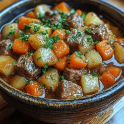 There’s something inherently comforting about a warm bowl of beef stew, especially as the weather turns chilly and the days grow shorter. Slow Cooker Beef Stew is not just a dish; it’s a nostalgic reminder of home, family gatherings, and the heartwarming aroma that fills the kitchen when a meal is simmering away. This classic recipe has graced dinner tables for generations, cherished for its rich flavors and hearty ingredients that create a satisfying meal for both the body and soul.