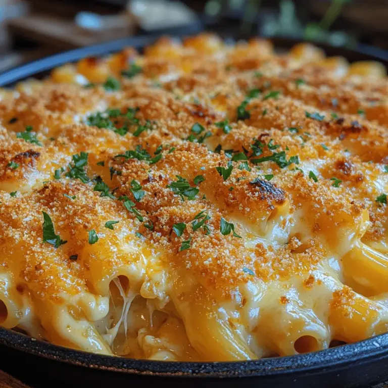 Mac and cheese is more than just a dish; it’s a nostalgic comfort food that evokes warm memories of childhood and family gatherings. From the classic stovetop version to gourmet adaptations, this creamy concoction has a special place in many hearts—and stomachs. Today, we’re diving into a luxurious twist on this beloved classic that will elevate your mac and cheese game to a whole new level: Million Dollar Mac and Cheese. This recipe combines a rich blend of cheeses and creamy ingredients to create a dish that is not only indulgent but also incredibly satisfying.
