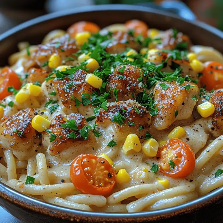 If you're on the hunt for a dish that brings both comfort and a burst of flavor to your dinner table, look no further than Creamy Cowboy Butter Chicken Linguine. This delightful dish combines tender chicken thighs with a rich, creamy sauce that clings beautifully to perfectly cooked linguine. The addition of fresh vegetables adds a pop of color and nutrients, making it not only delicious but also visually appealing.