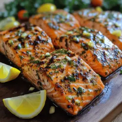 Salmon has been a beloved staple in culinary traditions worldwide, celebrated for its rich flavor, versatility, and health benefits. From sushi bars in Japan to elegant dinners in European bistros, salmon is a fish that resonates with chefs and home cooks alike. Among the myriad ways to prepare this delicious fish, one standout recipe is Zesty Lemon Herb Grilled Salmon. This dish combines the fresh, bright flavors of lemon and herbs with the hearty, savory taste of grilled salmon, making it a perfect choice for warm weather gatherings or a simple weeknight dinner.