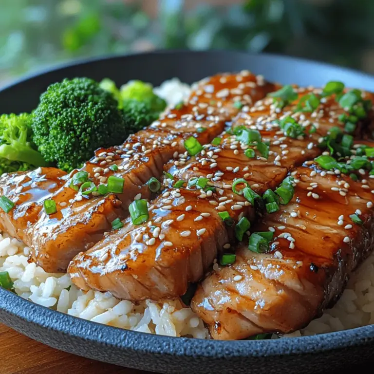 Tuna has long been a favorite among seafood enthusiasts, and for good reason. Its meaty texture and rich flavor make it a versatile ingredient that can shine in a variety of dishes. One standout preparation is the Honey Glazed Teriyaki Tuna, a dish that perfectly marries the savory elements of traditional teriyaki sauce with the natural sweetness of honey. This delightful combination not only satisfies the palate but also offers a beautiful presentation that can elevate any dining experience, whether it’s a casual family dinner or a sophisticated gathering with friends.