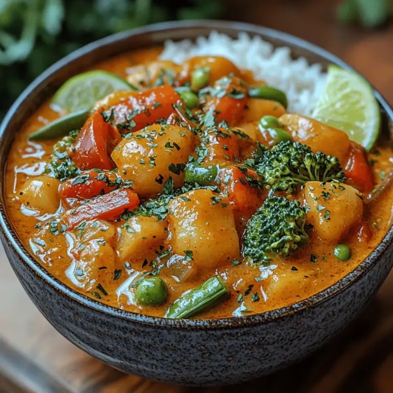 Thai cuisine is celebrated worldwide for its vibrant flavors, aromatic spices, and the perfect balance of sweet, spicy, sour, and salty elements. This culinary tradition has gained immense popularity, not only for its delightful taste but also for its health benefits and use of fresh, high-quality ingredients. Among the many delicious dishes that Thai cuisine has to offer, the vibrant vegetable Thai curry stands out as a healthy and flavorful option that appeals to both plant-based eaters and curry enthusiasts alike.