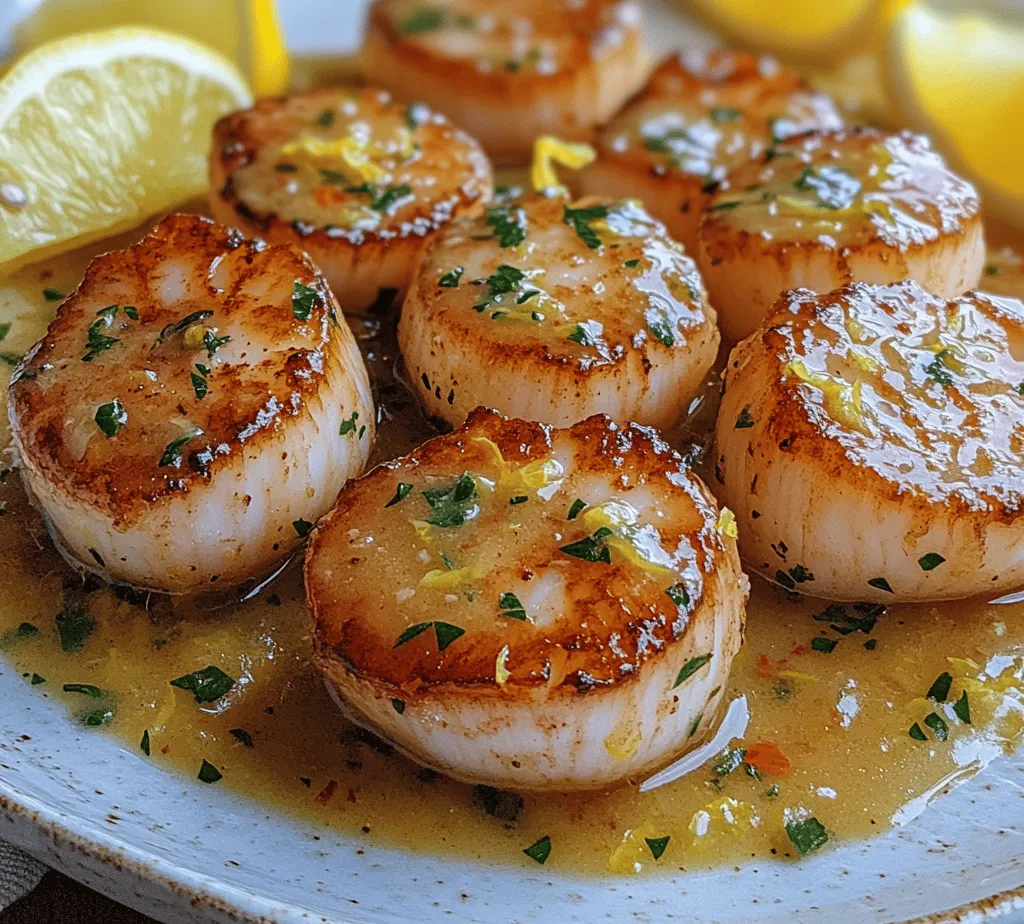 If you’re looking to impress your guests or simply indulge in a luxurious meal at home, look no further than the exquisite dish of seared scallops with lemon butter. This recipe captivates with its combination of elegance and simplicity, showcasing one of the ocean's most delectable treasures—scallops. Known for their sweet, delicate flavor and tender texture, scallops are a culinary delight that can elevate any dining experience.