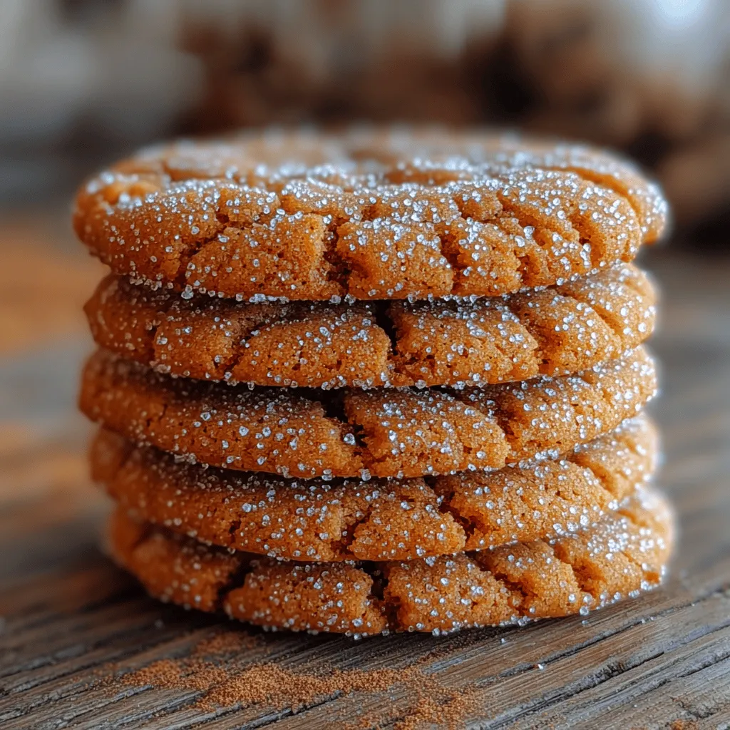 Chewy Molasses Spice Cookies: A Festive Delight