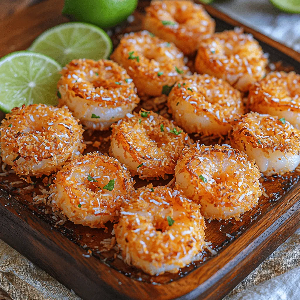 Coconut shrimp has become a beloved appetizer in restaurants and homes alike, celebrated for its delightful combination of sweet coconut and savory shrimp. Whether served as a starter at a dinner party, a snack during a casual gathering, or a main dish paired with a refreshing salad, coconut shrimp never fails to impress. The crunchy coating and tender shrimp inside create a satisfying contrast that keeps people coming back for more.