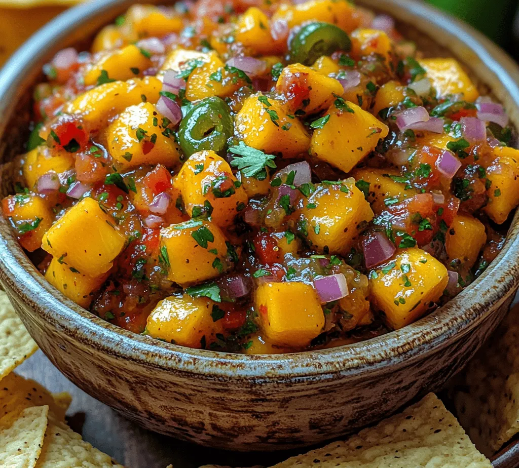 Salsa is a delightful staple in many culinary traditions, celebrated for its ability to bring life and flavor to a variety of dishes. This versatile condiment, originating from Latin American cuisine, has evolved into a global favorite, gracing tables in homes and restaurants alike. From classic tomato salsa to exotic fruit blends, the variations are endless, but one standout that has captured the hearts (and taste buds) of many is Spicy Mango Jalapeño Salsa.