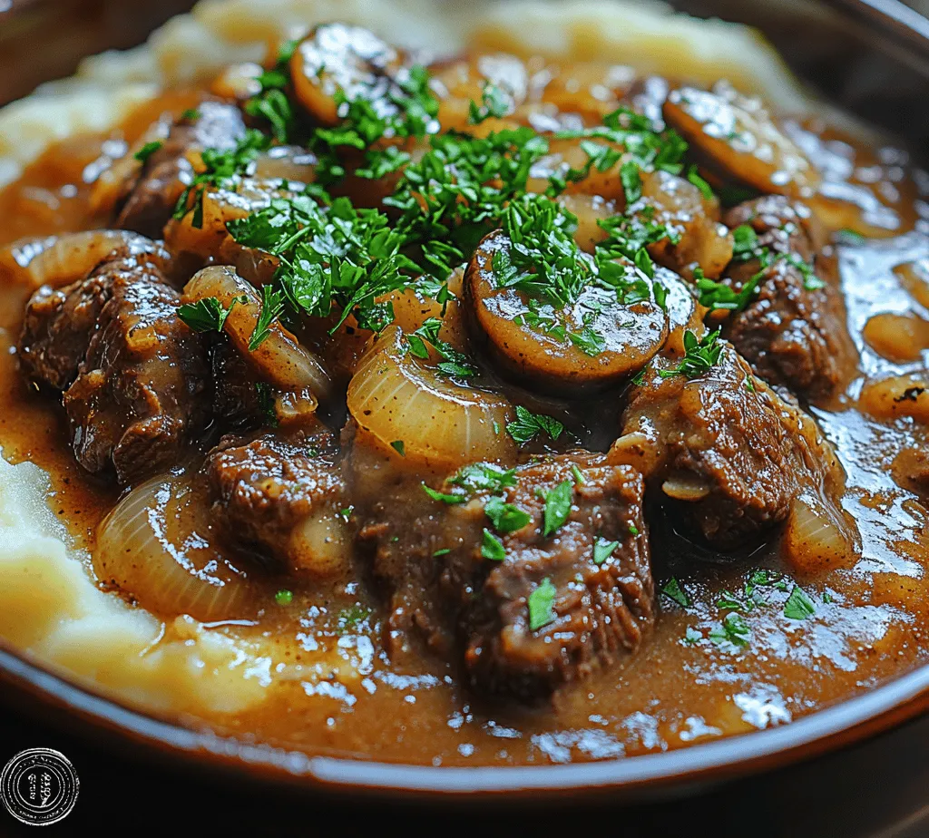 When it comes to comfort food, few dishes evoke the same sense of warmth and satisfaction as a hearty beef and mushroom gravy. This classic dish, simmered slowly to perfection, combines tender chunks of beef with earthy mushrooms, creating a rich and flavorful sauce that is perfect for spooning over mashed potatoes, rice, or even fresh bread. It embodies everything we love about home cooking—nourishing, fulfilling, and utterly delicious.