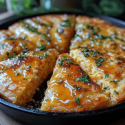 Cornbread is more than just a side dish; it’s a cherished staple in American cuisine, deeply rooted in the cultural fabric of the South and beyond. With its origins tracing back to Native American cooking, cornbread has evolved into a beloved accompaniment to a variety of meals, from barbecues and fried chicken dinners to hearty stews. The warm, comforting aroma of freshly baked cornbread evokes memories of family gatherings and home-cooked meals, making it a dish that resonates with many.