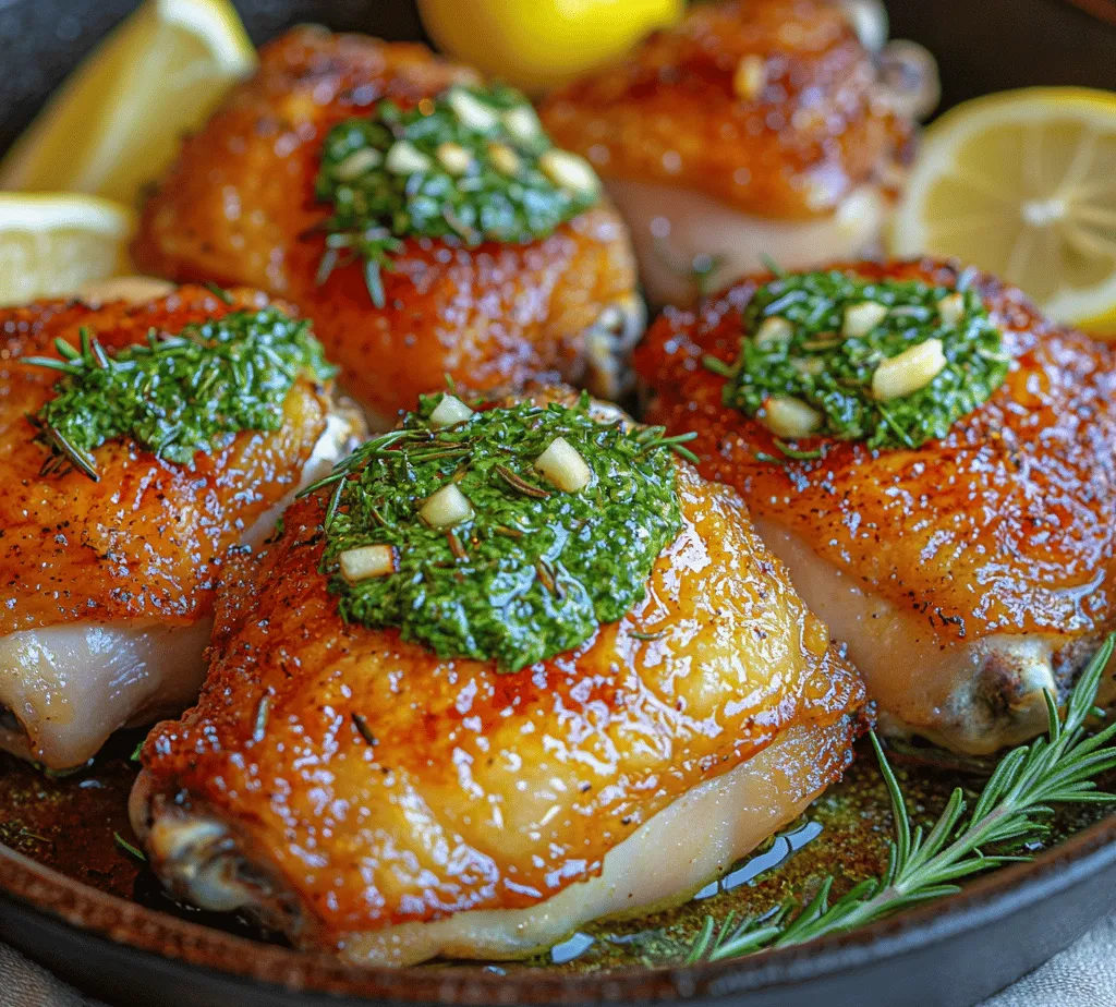 If you’re searching for a dish that beautifully combines flavor, texture, and ease of preparation, look no further than Buttery Garlic Herb Chicken Thighs. This recipe is not just another chicken dish; it is a celebration of juicy, tender meat enveloped in a crispy, golden skin that will leave your taste buds dancing with delight. Ideal for family dinners, special occasions, or even a cozy weeknight meal, this chicken recipe strikes the perfect balance between indulgence and simplicity.