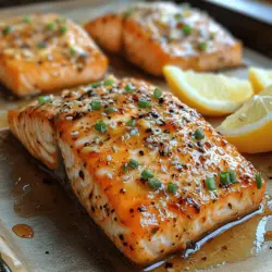 Welcome to the delectable world of oven-baked honey garlic salmon! This dish has quickly gained popularity for its irresistible combination of sweet and savory flavors, making it a favorite among home cooks and food enthusiasts alike. The beauty of this recipe lies not only in its flavor profile but also in its simplicity and versatility. Whether you’re preparing a quick weeknight dinner, planning a special occasion meal, or looking for something nutritious for meal prep, oven-baked honey garlic salmon fits the bill perfectly.