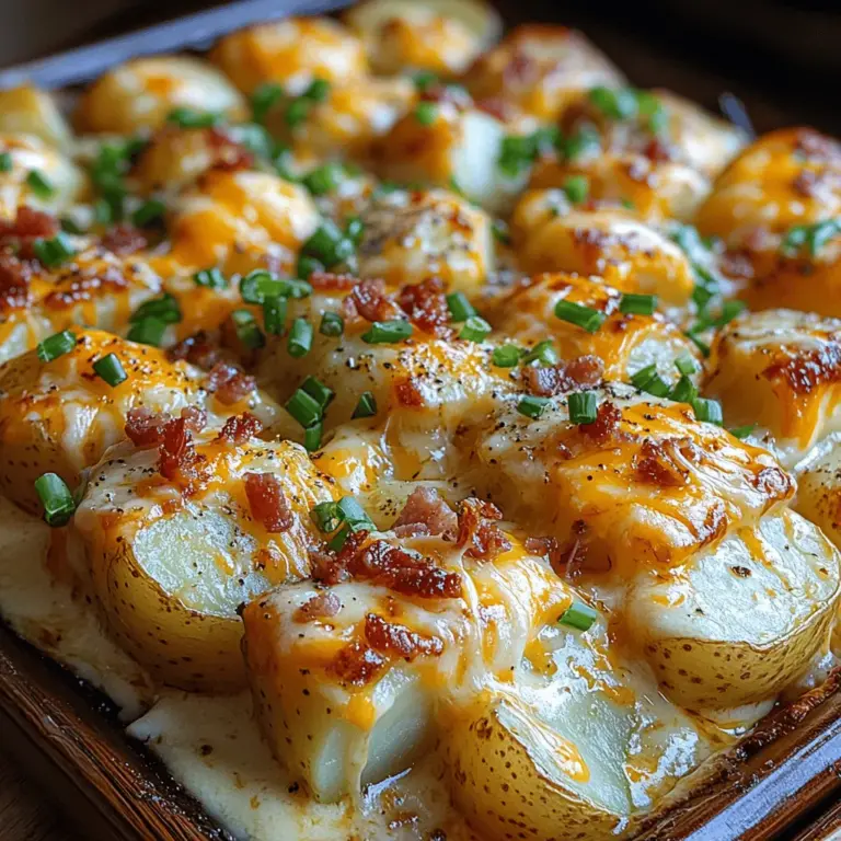 Heavenly Steakhouse Potatoes Romanoff is more than just a side dish; it's a culinary experience that brings warmth and comfort to any meal. This creamy, cheesy potato dish has gained popularity for its rich flavors and delightful textures, making it a staple at family gatherings, holiday celebrations, and even casual weeknight dinners. Imagine perfectly baked russet potatoes, combined with a luscious blend of sour cream and mayonnaise, topped with sharp cheddar cheese, crispy bacon, and fresh green onions. Each bite is an indulgent delight that complements a variety of main courses, from juicy steaks to roasted chicken.