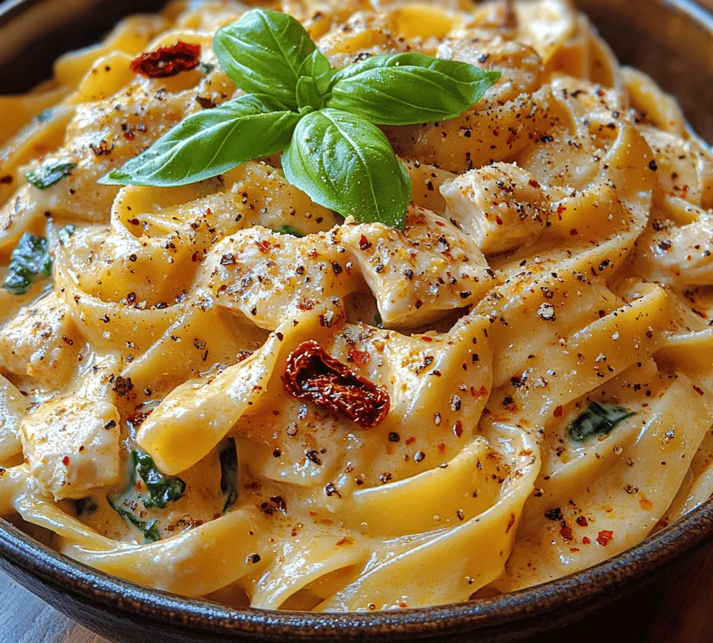 Are you searching for a dish that marries creamy indulgence with vibrant flavors? Look no further than Creamy Sun-Dried Tomato and Chicken Fettuccine. This delightful recipe takes the classic Italian fettuccine and elevates it with the rich, tangy notes of sun-dried tomatoes and the savory goodness of chicken, making it a perfect meal for any occasion.
