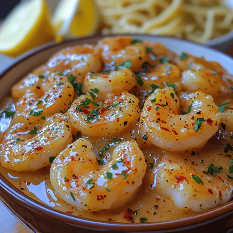 Garlic Butter Shrimp Bliss is a dish that perfectly captures the essence of comfort food while remaining elegant enough for a special occasion. In this delightful recipe, the star ingredients—plump shrimp, rich butter, and aromatic garlic—come together to create a flavor profile that is both indulgent and satisfying. The harmony of these ingredients not only tantalizes the taste buds but also provides a sensory experience that can elevate any ordinary meal into something extraordinary.