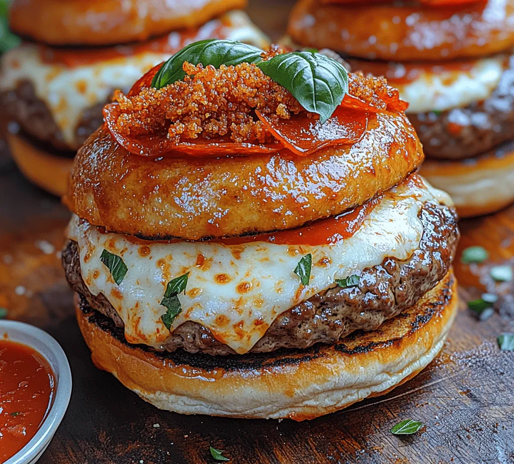 Creating the perfect Pizza Burger begins with understanding the core ingredients that contribute to its flavor and texture. Each element plays a crucial role in ensuring that every bite is as delicious as the last.