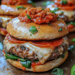 Creating the perfect Pizza Burger begins with understanding the core ingredients that contribute to its flavor and texture. Each element plays a crucial role in ensuring that every bite is as delicious as the last.