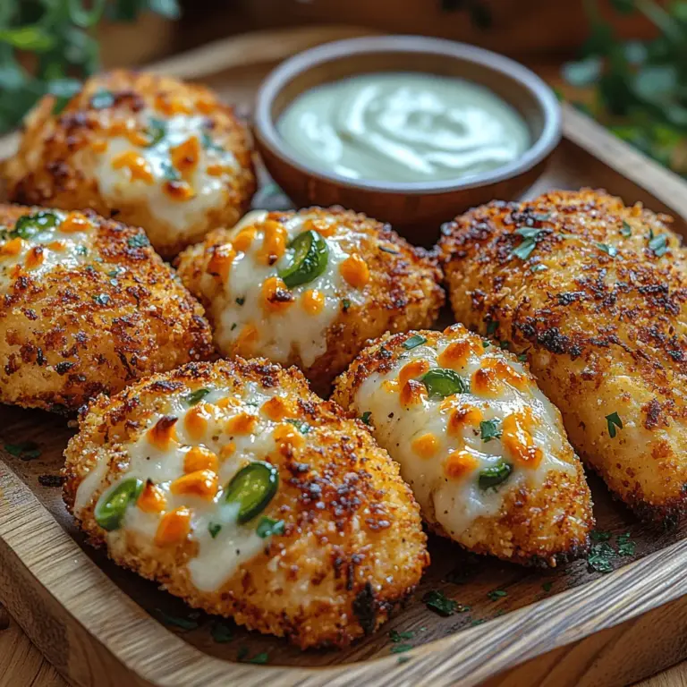 If you're in search of a dish that perfectly balances flavors, texture, and visual appeal, look no further than Crispy Jalapeño Popper Chicken. This delightful recipe combines the heat of spicy jalapeños with the creamy richness of cheese, all enveloped within juicy, tender chicken breasts. The result is a mouthwatering dish that not only tantalizes the taste buds but also impresses guests at dinner parties or satisfies family cravings on busy weeknights.