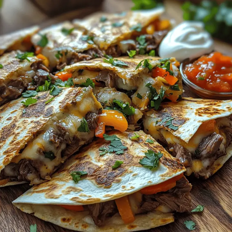 The star of this recipe is undoubtedly the flank steak. Known for its rich flavor and tenderness when cooked properly, flank steak is an excellent choice for quesadillas. It has a robust beefy taste that pairs beautifully with the other ingredients. When preparing your flank steak, look for a piece that is bright red with minimal fat. This cut benefits from marinating, which enhances its flavor and tenderness.