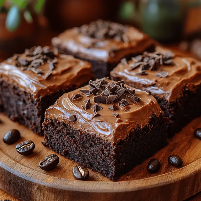 Creating the perfect coffee brownies starts with understanding the key components that contribute to their deliciousness. Each ingredient plays a crucial role in developing flavor, texture, and overall satisfaction. Here’s a closer look at what you’ll need: