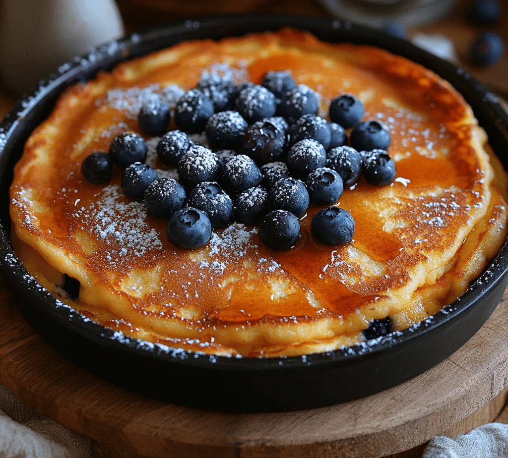 In recent years, breakfast casseroles have surged in popularity, transforming the way we approach the most important meal of the day. These hearty dishes offer not just convenience but also a delightful twist on traditional breakfast favorites. Among the many delightful options, the <strong>Berrylicious Buttermilk Pancake Casserole</strong> stands out as a delicious and convenient breakfast choice that brings together the comforting flavors of pancakes and the vibrant freshness of berries.” /></p>
</p>
<h3>Detailed Instructions for Preparing the Casserole</h3>
</p>
<p>To create your Berrylicious Buttermilk Pancake Casserole, follow these detailed instructions to ensure a delightful and fluffy dish. Start by preheating your oven and preparing your baking dish to set the stage for this delicious breakfast treat.</p>
</p>
<h4>Preheating the Oven and Preparing the Baking Dish</h4>
</p>
<p>Begin by preheating your oven to 350°F (175°C). This temperature is ideal for baking the casserole evenly, allowing it to rise beautifully. While the oven warms up, take a 9×13-inch baking dish and lightly grease it with butter or non-stick cooking spray to prevent the batter from sticking. This step is crucial for achieving a perfect, sliceable pancake casserole.</p>
</p>
<h4>Mixing Dry Ingredients with Tips on Achieving the Right Consistency</h4>
</p>
<p>In a large mixing bowl, combine the dry ingredients: 2 cups of all-purpose flour, 2 tablespoons of sugar, 1 tablespoon of baking powder, and a pinch of salt. Whisk them together until they are fully incorporated. Make sure there are no lumps in the flour mixture, as this will help achieve a smooth batter. The sugar not only adds sweetness but also helps with browning, so ensure it’s evenly distributed.</p>
</p>
<h4>Preparing the Wet Ingredients and the Importance of Smooth Mixing</h4>
</p>
<p>In a separate bowl, whisk together the wet ingredients: 2 cups of buttermilk, 3 large eggs, and 1/4 cup of melted butter. It’s vital to mix these ingredients until they are smooth and well combined. The buttermilk adds a creamy texture and a pleasant tang to the pancakes, whereas the eggs provide structure. Ensuring a homogenous mixture will help the batter blend seamlessly later.</p>
</p>
<h4>Combining Wet and Dry Mixtures with an Emphasis on Not Overmixing</h4>
</p>
<p>Once the wet and dry mixtures are ready, gently pour the wet ingredients into the bowl with the dry ingredients. Using a spatula or wooden spoon, fold the mixtures together. Be careful not to overmix; a few lumps are perfectly fine. Overmixing can lead to a dense casserole, while a gently combined batter will yield a fluffier texture.</p>
</p>
<h4>The Careful Incorporation of Blueberries into the Batter</h4>
</p>
<p>Now it’s time to fold in your fresh blueberries. Gently add 1 to 1.5 cups of blueberries, ensuring they are evenly distributed throughout the batter without breaking them. Fresh berries not only add flavor but also provide a pop of color to your casserole, making it visually appealing.</p>
</p>
<h4>Pouring Batter into the Dish and the Technique for Drizzling Maple Syrup</h4>
</p>
<p>Pour the batter into the prepared baking dish, spreading it out evenly. To enhance the flavor of your casserole, drizzle 1/4 cup of pure maple syrup over the top before baking. This step allows the syrup to caramelize slightly during the baking process, creating a sweet crust that complements the fluffy pancakes below.</p>
</p>
<h4>Baking Process, Including Visual Cues to Look for Doneness</h4>
</p>
<p>Place the baking dish in the preheated oven and bake for 25-30 minutes. You’ll know your pancake casserole is done when the edges are golden brown, and a toothpick inserted into the center comes out clean. The top should be puffed and slightly springy to the touch.</p>
</p>
<h4>Cooling and Dusting with Powdered Sugar for Visual Appeal</h4>
</p>
<p>Once baked, remove the casserole from the oven and let it cool in the dish for about 10-15 minutes. This cooling time helps set the structure, making it easier to slice. Before serving, dust the top with powdered sugar for a touch of sweetness and a beautiful presentation.</p>
</p>
<h3>Serving Suggestions</h3>
</p>
<p>Your Berrylicious Buttermilk Pancake Casserole is highly versatile and can be served in various delightful ways:</p>
</p>
<p>– <strong>With Whipped Cream:</strong> Top each slice with a generous dollop of whipped cream for a rich and indulgent treat.</p>
<p>– <strong>Yogurt or Fresh Fruit:</strong> A side of Greek yogurt or a mix of seasonal fresh fruits can add a refreshing contrast, enhancing the dish’s flavors.</p>
<p>– <strong>Garnishing with Seasonal Fruits or Nuts:</strong> Consider garnishing with sliced strawberries, raspberries, or chopped nuts for added texture and flavor. This adds a delightful crunch and vibrant color.</p>
</p>
<h4>Discussion on Pairing Drinks with the Casserole</h4>
</p>
<p>When it comes to beverages, the Berrylicious Buttermilk Pancake Casserole pairs perfectly with:</p>
</p>
<p>– <strong>Coffee or Tea:</strong> A warm cup of coffee or tea complements the sweet flavors of the casserole wonderfully.</p>
<p>– <strong>Fruit Juices:</strong> Fresh orange juice or a berry smoothie are refreshing options that can brighten the meal.</p>
</p>
<h3>Nutritional Information</h3>
</p>
<p>Understanding the nutritional benefits of your pancake casserole is essential for those mindful of their diet:</p>
</p>
<p>– <strong>Overview of Health Benefits:</strong> The ingredients used in this recipe are not only delicious but also packed with nutrients. Whole grains from the flour provide fiber, while buttermilk adds calcium and probiotics.</p>
<p>– <strong>Potential Calorie Count and Macronutrient Breakdown:</strong> A serving of this casserole (1/8 of the dish) contains approximately 220 calories, 8g of protein, 5g of fat, and 36g of carbohydrates. Adjusting the portion size can help meet various dietary needs.</p>
<p>– <strong>Discussion on the Balance of Nutrients:</strong> This dish offers a good balance of carbohydrates for energy, protein for muscle repair, and fats for satiety, making it a wholesome breakfast option.</p>
</p>
<h3>Storage and Reheating Tips</h3>
</p>
<p>To keep your pancake casserole fresh for later enjoyment, follow these storage and reheating tips:</p>
</p>
<p>– <strong>Guidance on Storing Leftovers Properly:</strong> Allow any leftovers to cool completely before covering them with plastic wrap or aluminum foil. Alternatively, transfer them to an airtight container and refrigerate. The casserole can be stored in the fridge for up to 3 days.</p>
<p>– <strong>Best Practices for Reheating the Casserole:</strong> To reheat, preheat your oven to 350°F (175°C). Place the casserole in an oven-safe dish, cover with foil, and heat for about 15-20 minutes until warmed through. For quicker reheating, individual slices can be microwaved for 30-60 seconds.</p>
</p>
<h3>Conclusion</h3>
</p>
<p>The Berrylicious Buttermilk Pancake Casserole is a delightful and effortless option for breakfast or brunch that the whole family will adore. Its ease of preparation combined with a deliciously fluffy texture makes it perfect for gatherings or leisurely weekend mornings. Not only is it visually appealing, but it also offers a comforting taste that captures the essence of homemade pancakes.</p>
</p>
<p>Encourage your family and friends to try this recipe and experience the joy of a pancake casserole that is both indulgent and nutritious. With its versatility, you can easily adapt it with different fruits, toppings, or even explore savory variations. Enjoy the warmth and comfort of this delightful dish that brings everyone together around the breakfast table.</p>
</div>