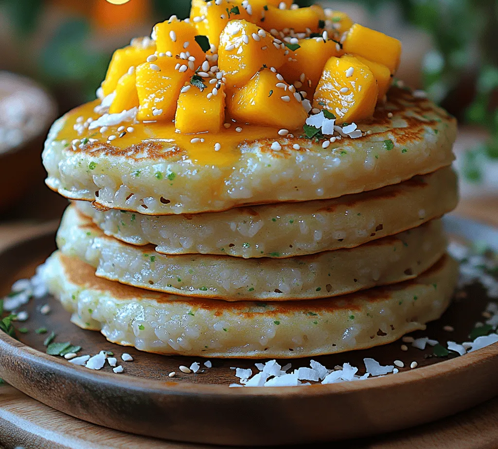 To create the perfect Mango Sticky Rice Pancakes, it’s essential to understand the role of each ingredient. Each component not only contributes to the flavor and texture but also reflects the cultural heritage of Thai cuisine.