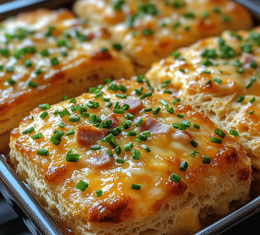In the world of comfort food, few dishes can rival the warm, buttery goodness of homemade biscuits. These delightful treats have a special place in the hearts and kitchens of many, especially in the Southern United States, where biscuits are a staple of both everyday meals and festive gatherings. Among the myriad of biscuit recipes, the Ham & Cheese Butter Swim Biscuit stands out as a true gem. This recipe elevates traditional biscuits to a whole new level, infusing them with the savory flavors of sharp cheddar cheese and succulent diced ham.