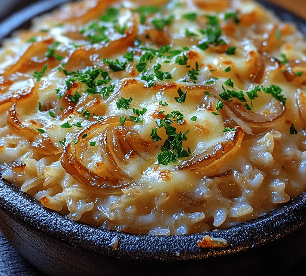 Discover the comforting flavors of French Onion Butter Rice, a delightful twist on traditional rice dishes. This recipe combines the savory essence of caramelized onions with the creaminess of Gruyère cheese, making it a perfect side dish or a satisfying main course. The harmony of flavors and textures in this dish makes it a favorite for both family dinners and entertaining guests. In this article, we will explore the origins of French onion cuisine, the significance of each ingredient, and provide a detailed walkthrough of the cooking process. Whether you're an experienced cook or a kitchen novice, this guide will help you create a delicious and memorable meal.