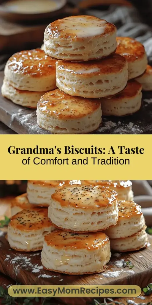 Experience the nostalgia of Grandma's Secret Biscuits, a delightful recipe that brings the warmth of family traditions into your kitchen. The mouthwatering aroma of freshly baked biscuits evokes cherished memories of gatherings and shared meals. With a simple blend of key ingredients like all-purpose flour, buttermilk, and unsalted butter, you can create fluffy, flaky biscuits that are perfect for any occasion. Discover how to make these comforting treats and enjoy the joy of baking with loved ones!