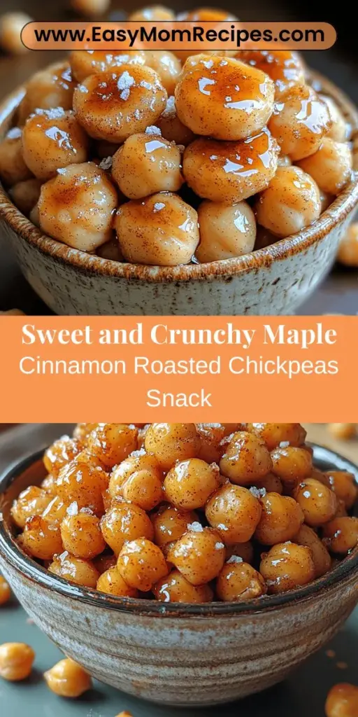 Indulge in the delightful crunch of Maple Cinnamon Roasted Chickpeas, a perfect blend of sweet and savory. This easy recipe transforms protein-packed chickpeas into a nutritious snack that’s both satisfying and healthy. Dressed in olive oil, maple syrup, and warm cinnamon, these roasted chickpeas are gluten-free and vegan, making them suitable for all dietary preferences. Discover the simple steps to make this delicious treat and enjoy a flavor-packed snack that’s sure to please!