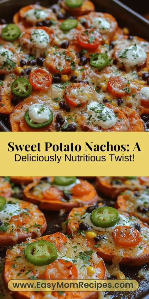 Discover the joy of Sweet Potato Nachos, a healthy twist on a classic favorite that’s perfect for any gathering. Crispy sweet potato slices serve as a delicious base, topped with savory spices, black beans, corn, and fresh ingredients like cherry tomatoes and jalapeños. Customize your nachos to meet any dietary preference by adjusting toppings and sauces. This flavorful dish not only satisfies cravings but also packs a nutritional punch, making it an ideal snack or meal for everyone.
