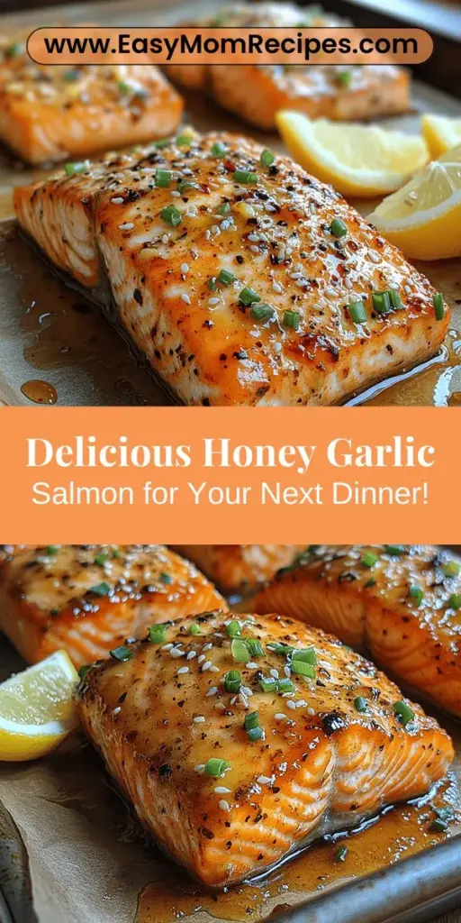 Discover the delightful flavors of oven-baked honey garlic salmon, a perfect dinner option that combines sweet and savory notes in every bite. This easy-to-make recipe is ideal for weeknight meals, special occasions, or meal prep, bringing a burst of color and nutrition to your table. Packed with omega-3 fatty acids and essential nutrients, this dish not only satisfies your taste buds but also supports your health. Impress your family and friends with this restaurant-quality meal you can easily prepare at home. Explore the essential ingredients, preparation tips, and serving suggestions to elevate your dining experience. Enjoy the journey of cooking while creating this flavorful, wholesome dish!