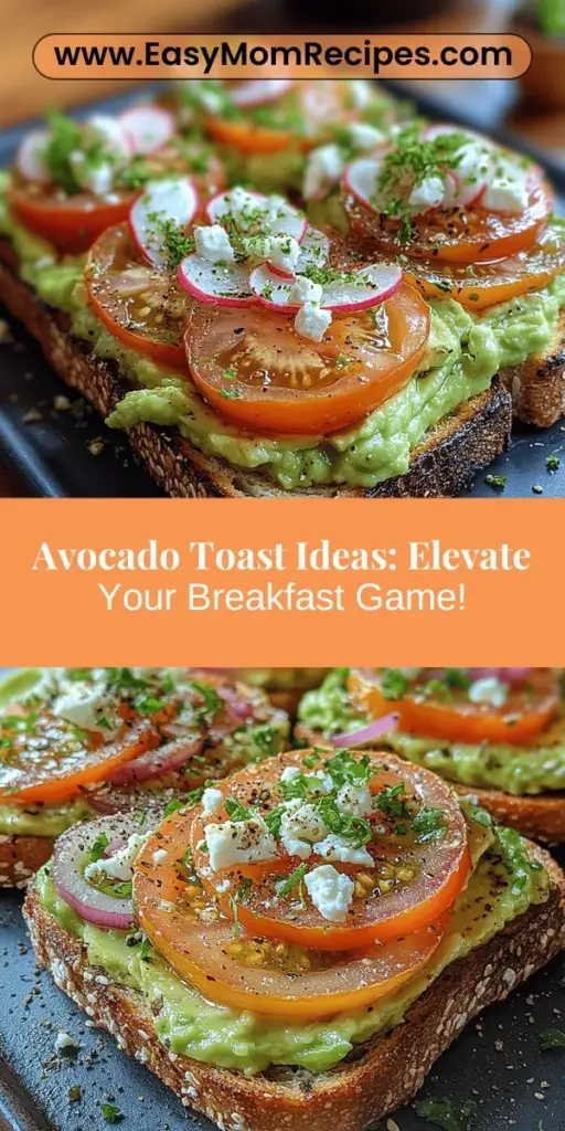 Discover the delicious world of avocado toast with the Avocado Toast Extravaganza! In this article, we explore how this trendy dish has become a breakfast and brunch favorite, showcasing its versatility and health benefits. Learn how to choose the best avocados and bread, along with creative topping ideas to customize your toast. With tips on preparation and nutrition, you'll be inspired to create your own mouthwatering avocado toast that’s both satisfying and healthy. Join us in celebrating this culinary delight!