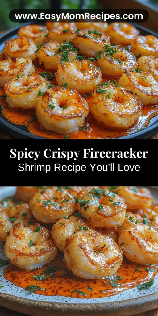Explore the mouthwatering world of Firecracker Shrimp with this ultimate recipe! Perfectly crispy and delightfully spicy, this dish is a great addition to any gathering or cozy night in. With a simple blend of shrimp, buttermilk, and a zesty Firecracker sauce, you can customize the heat level to suit your taste. Whether served as an appetizer or main course, this flavorful dish offers a satisfying crunch and memorable experience with every bite. Get ready to impress your family and friends!