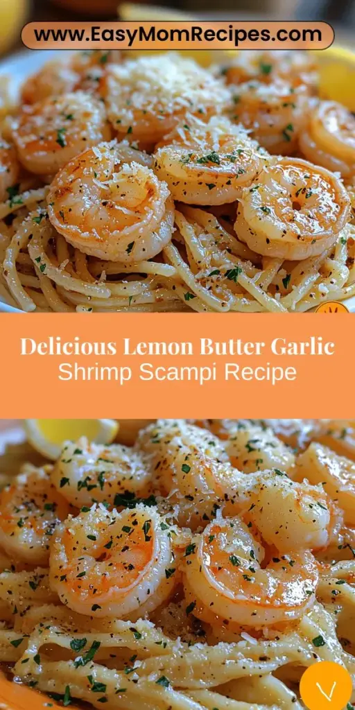 Discover the vibrant flavors of Luscious Lemon Butter Garlic Shrimp Scampi, a delightful dish perfect for any occasion. This classic recipe showcases the succulent shrimp paired with a rich garlic-butter sauce balanced by the brightness of fresh lemon. Whether you're having a cozy dinner at home or hosting guests, this versatile meal is sure to impress. Enjoy it with pasta, garlic bread, or a fresh salad for an unforgettable dining experience.