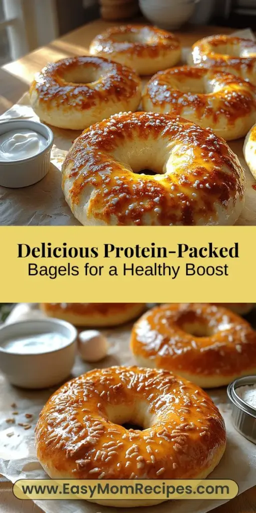 Discover the joy of Protein-Packed Power Bagels, the perfect solution for nutritious snacking in a busy world. Made with just three simple ingredients—Greek yogurt, self-rising flour, and protein powder—these delicious bagels provide a satisfying protein boost without compromising flavor. Ideal for athletes, busy professionals, or anyone looking for healthier meal options, these versatile bagels can easily be customized to fit your dietary needs. Dive into a world of wholesome eating with this easy-to-make recipe that will elevate your snack game!