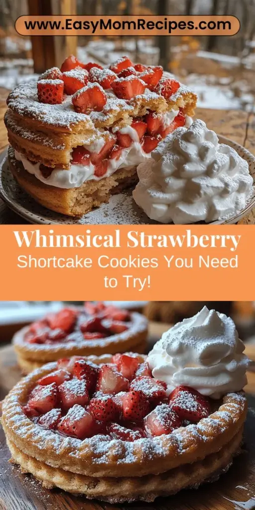 Discover the joy of baking with whimsical strawberry shortcake cookies, a delightful twist on the classic dessert. Their vibrant color and delicious flavor make them a perfect treat for summer picnics, birthday celebrations, or casual gatherings. With simple ingredients like fresh strawberries and buttery cookie dough, these cookies offer a delightful chewy texture and a sweet aroma that will enchant your family and friends. Try this easy recipe and elevate your dessert game!