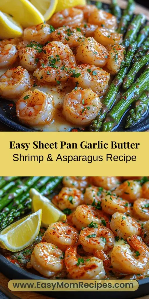 Discover the joy of cooking with Sheet Pan Garlic Butter Shrimp & Asparagus, a vibrant and flavorful dish perfect for busy weeknights or special occasions. This one-pan meal combines succulent shrimp and crisp asparagus, all coated in a rich garlic butter sauce. Packed with protein and essential nutrients, it’s both delicious and healthy. Enjoy simple preparation, minimal cleanup, and an unforgettable dining experience that elevates your table effortlessly. Perfectly versatile, this dish is ready in under 30 minutes, making it a family favorite!
